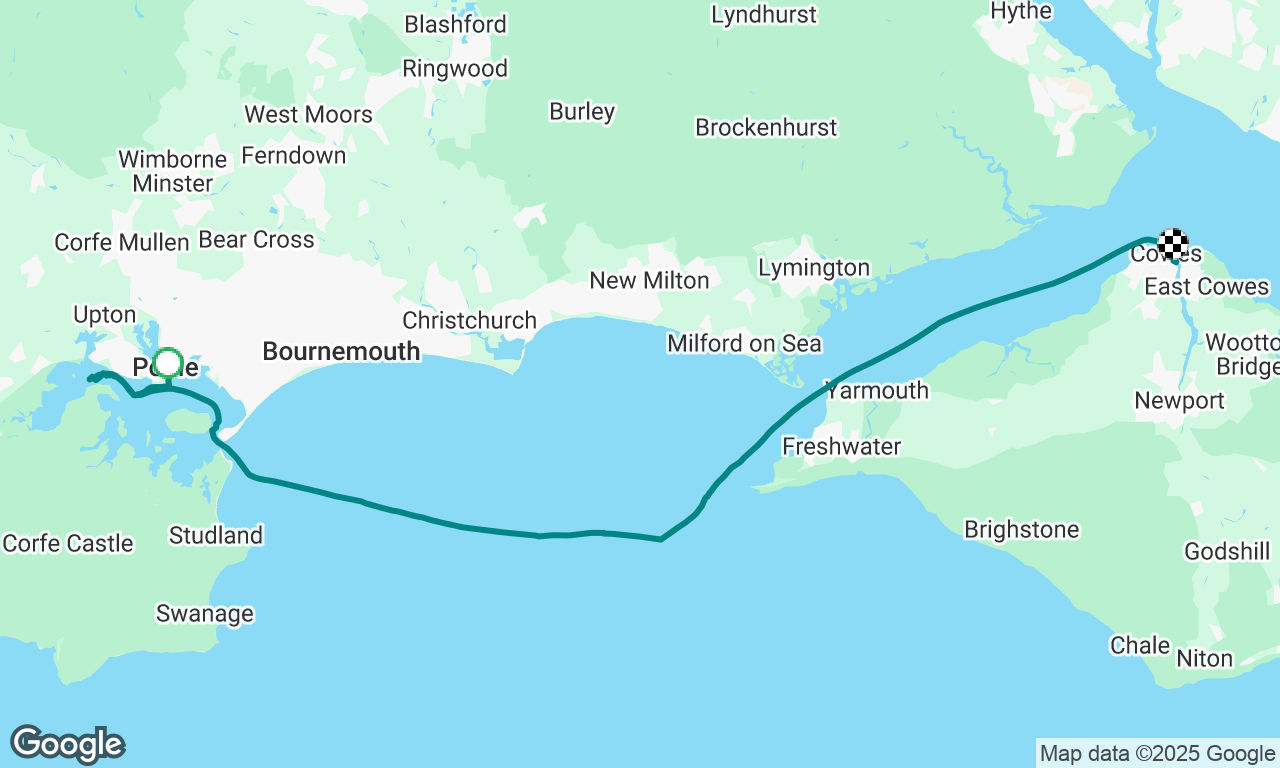 Poole to Cowes Night Sail