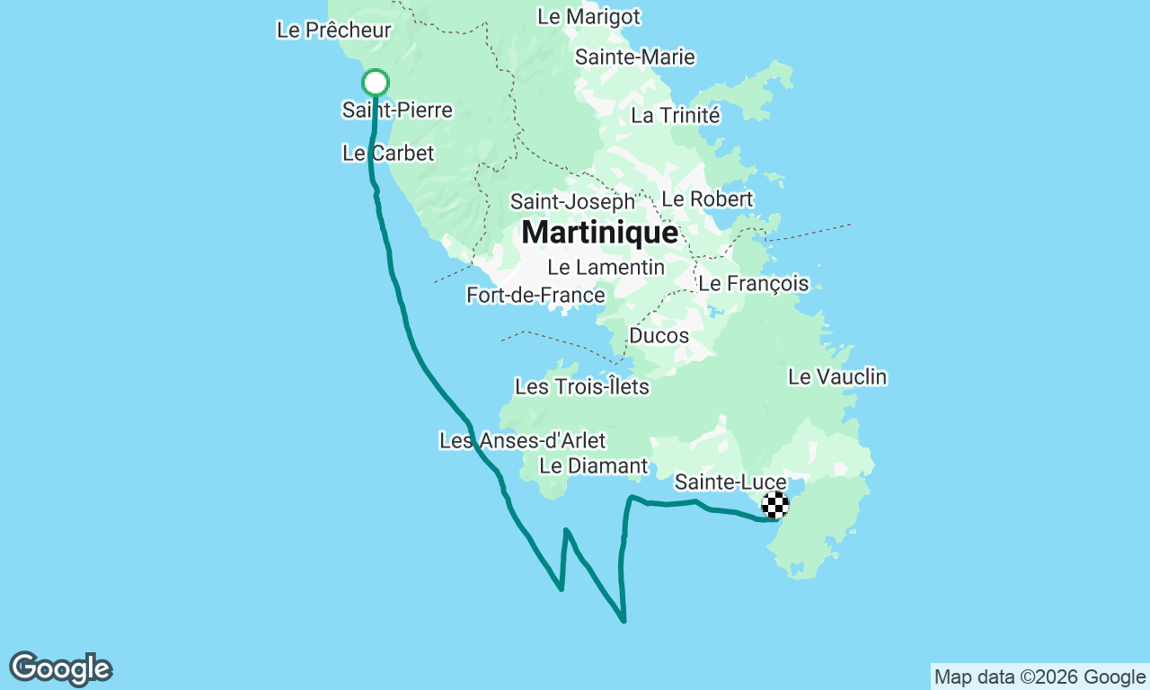 Voyage map