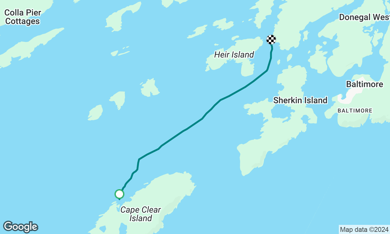 Cape clear to Heir Island