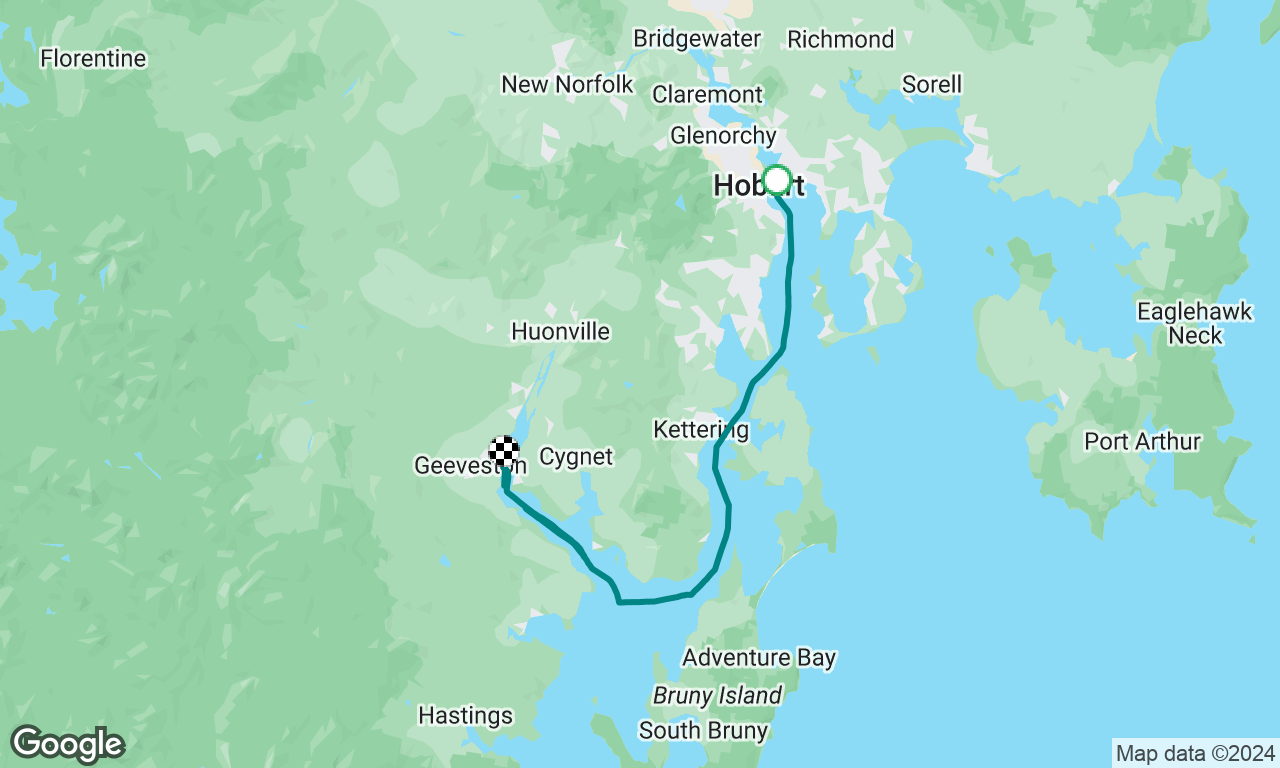 Windeward Bound, Hobart to Port Huon