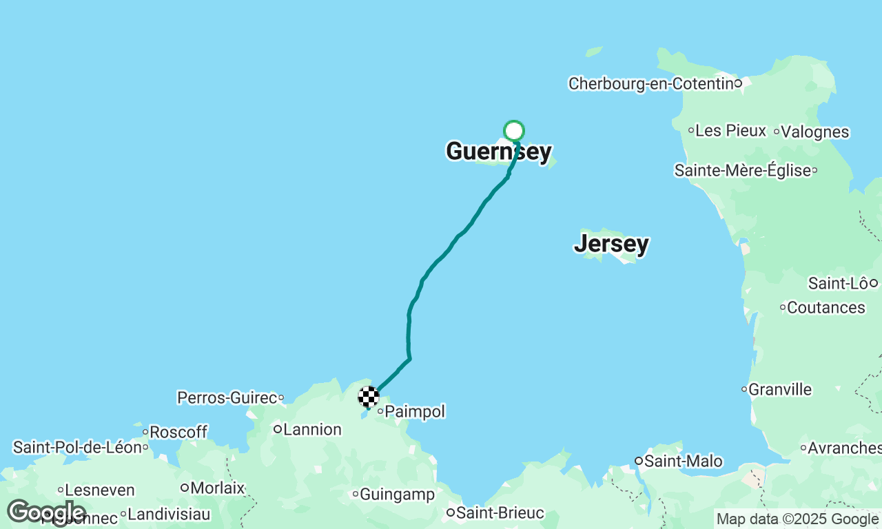 First trip in Sea Jay to Lezardrieux