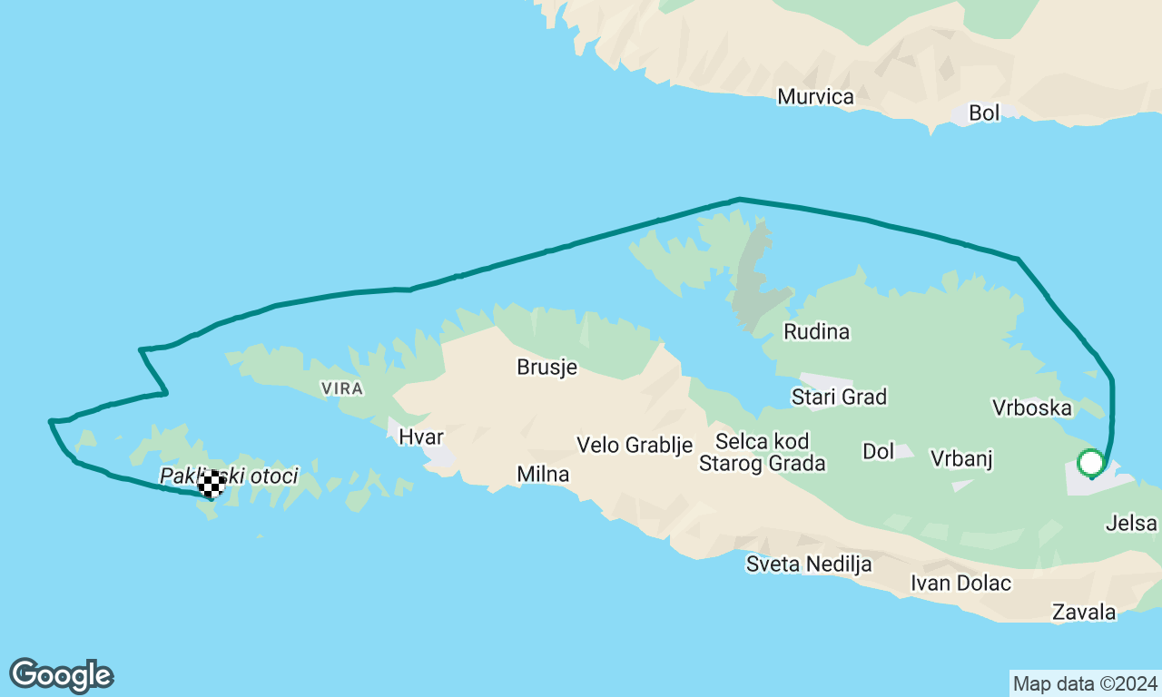 Split Flotilla  :  Jesla to Dobri otok