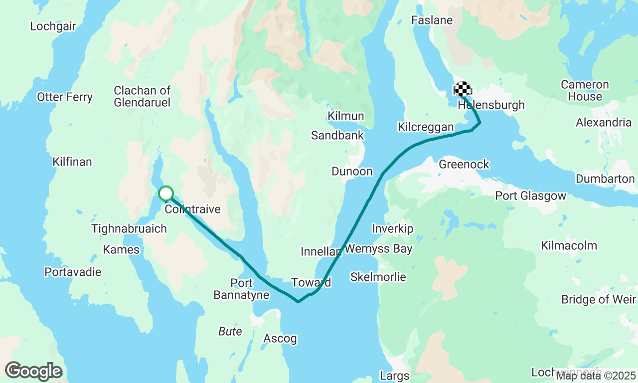 Burnt Islands to Rhu Marina