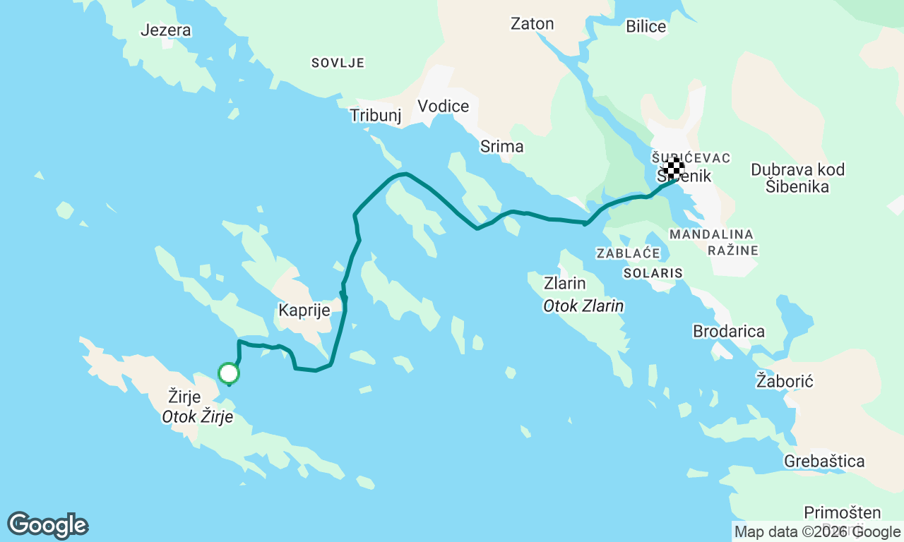 Voyage map