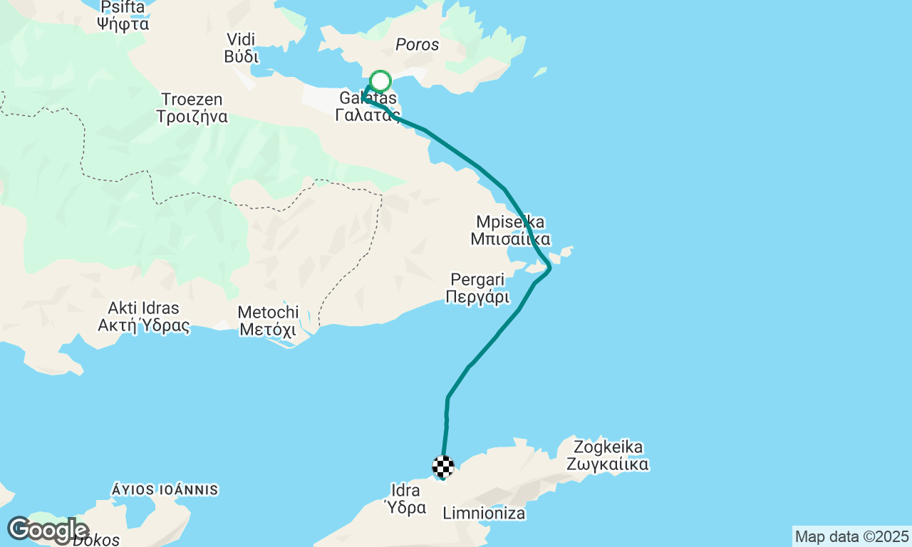 Poros to Idra 2025