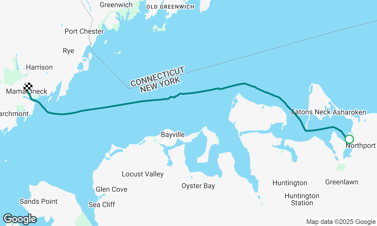 Centerport YC to Post Rd 