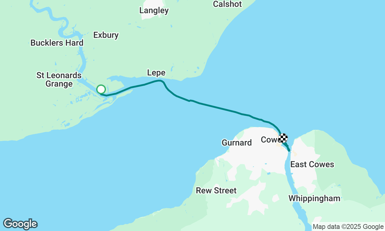 Beaulieu River to Cowes YH
