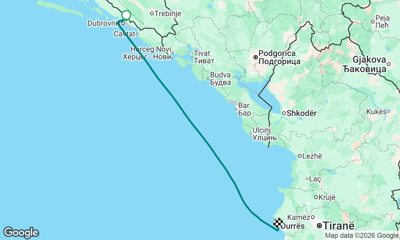 Voyage map