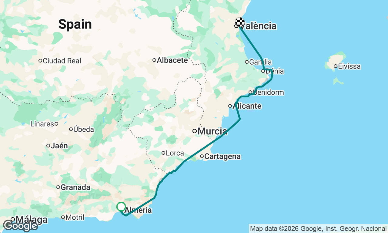 Voyage map