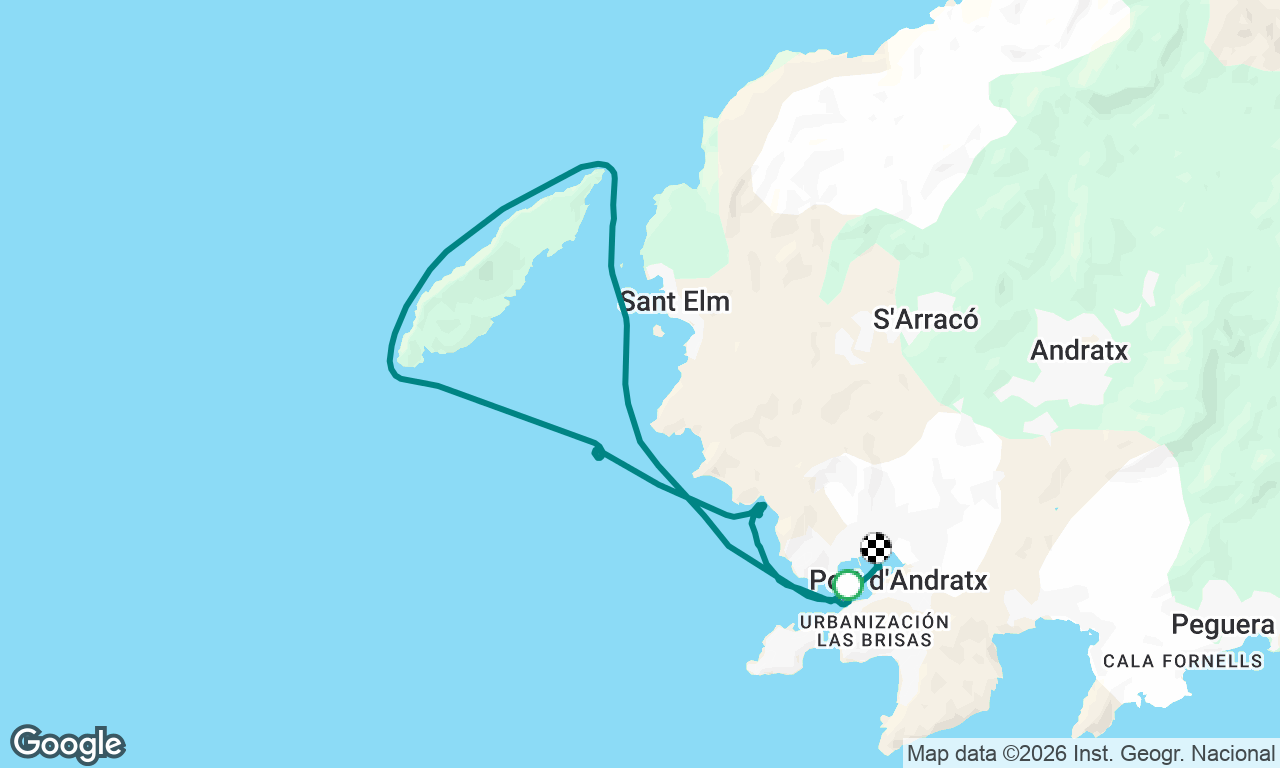 Charter Baleares S1P1 Puerto de Andratx - Puerto de Andratx, Mallorca (Sp)
