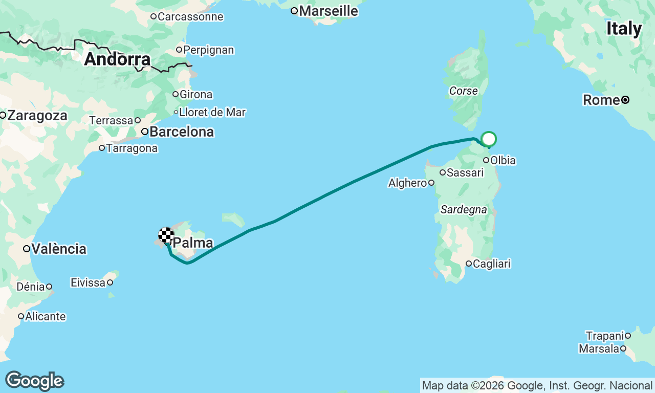 Voyage map
