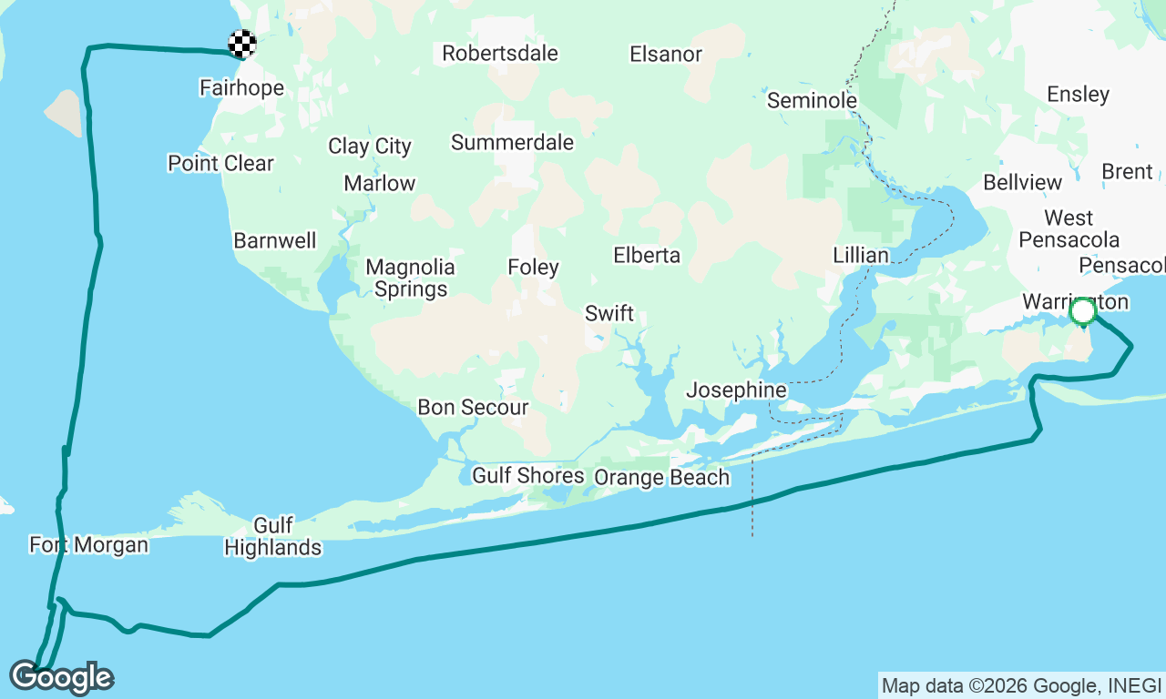 PNS Bayou Grande to Fairhope AL