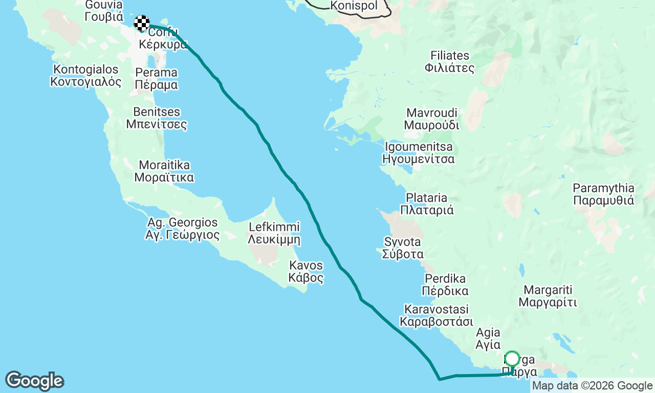 Voyage map