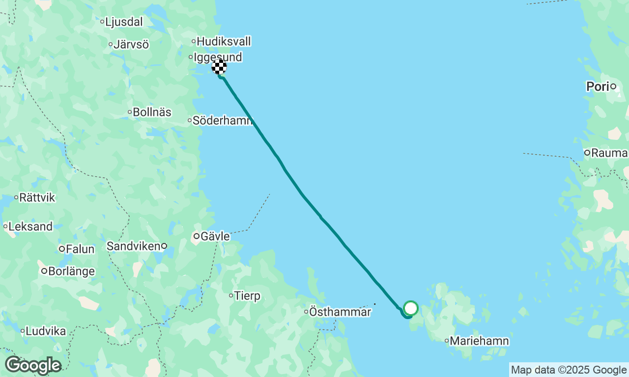 Eckerö (Åland) to Agö (Sweden): Overnight passage