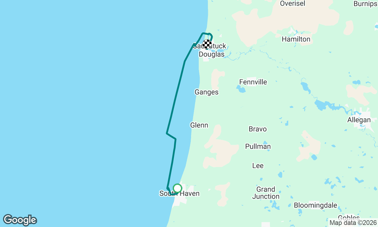 Voyage map
