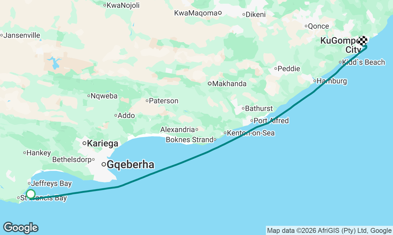 Sail from st Francis to east london