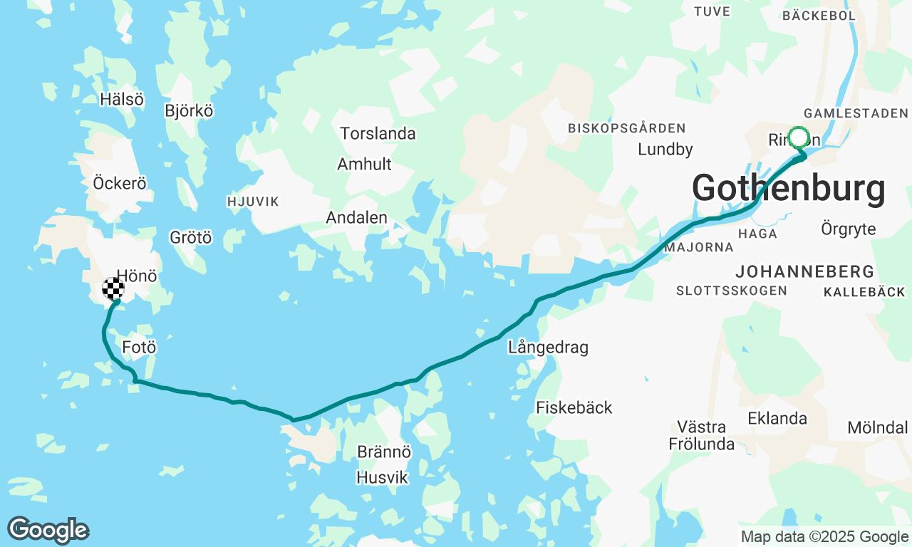 Voyage map