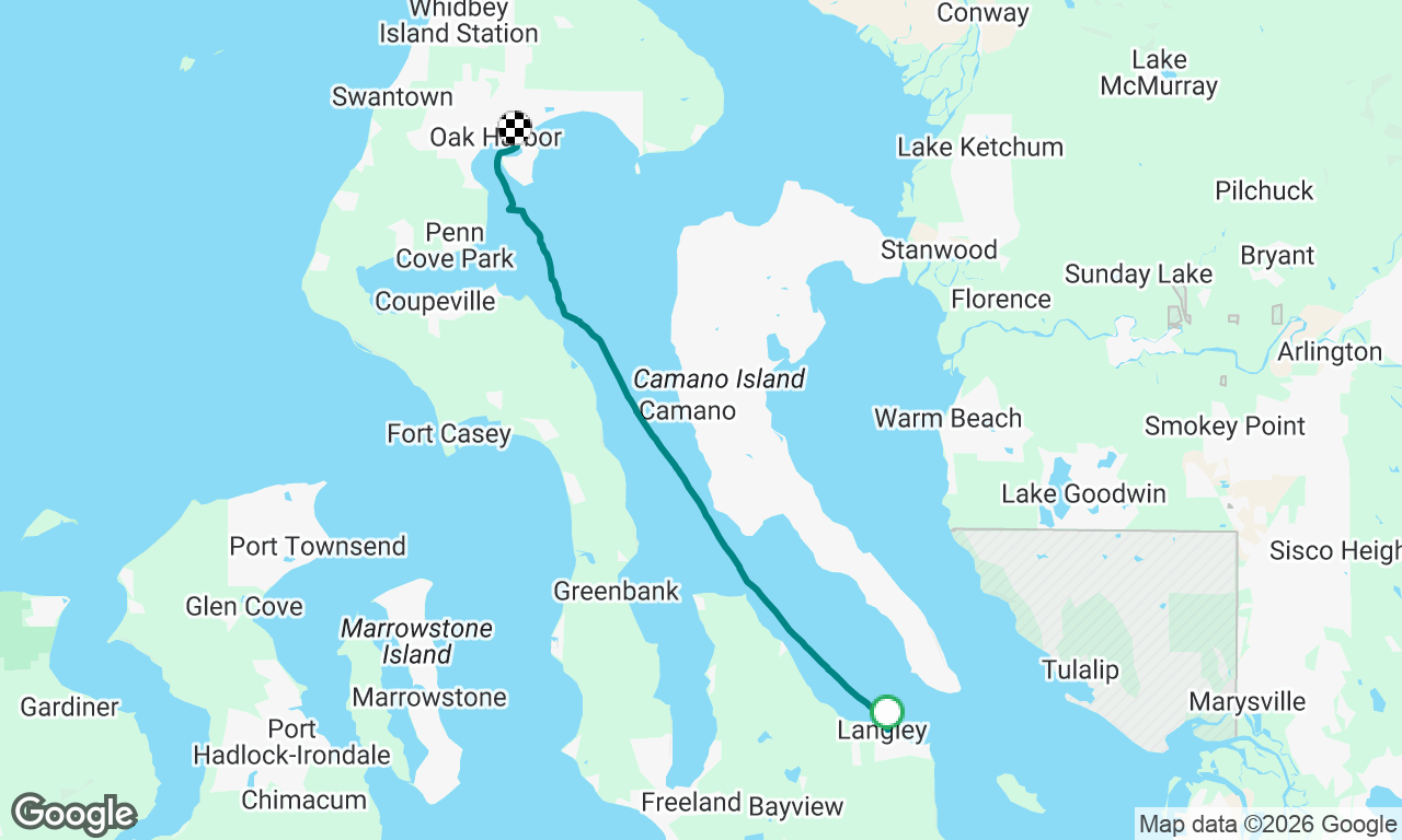 Langley->Oak Harbor