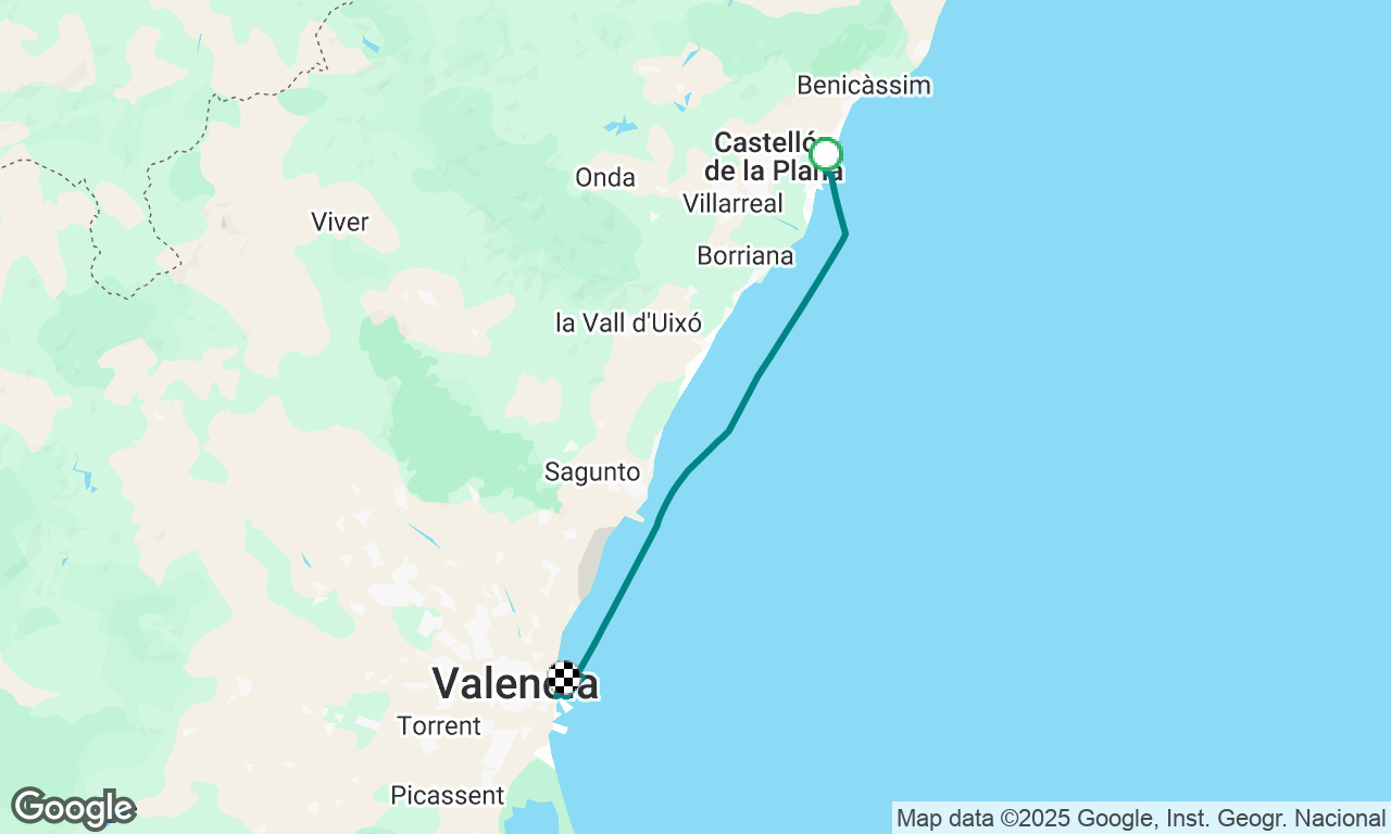 Castellón de lá Plana- València 