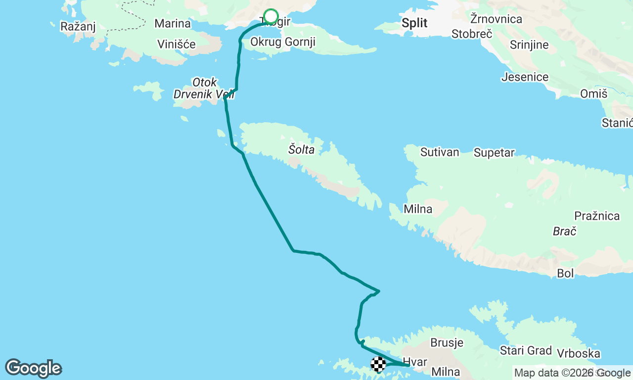 Voyage map