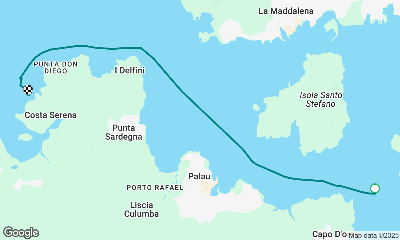 Day 1 Sail Sardinia from Cannigione