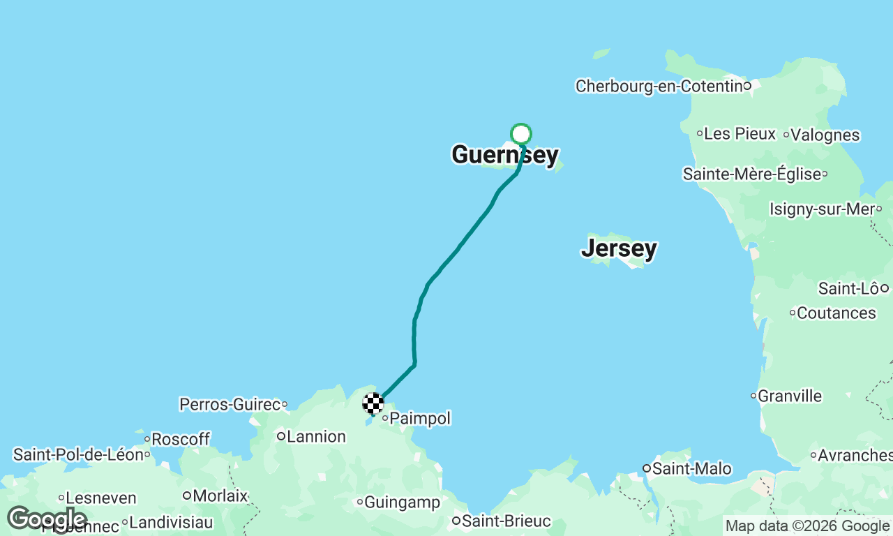 Guernsey to Lezardrieux