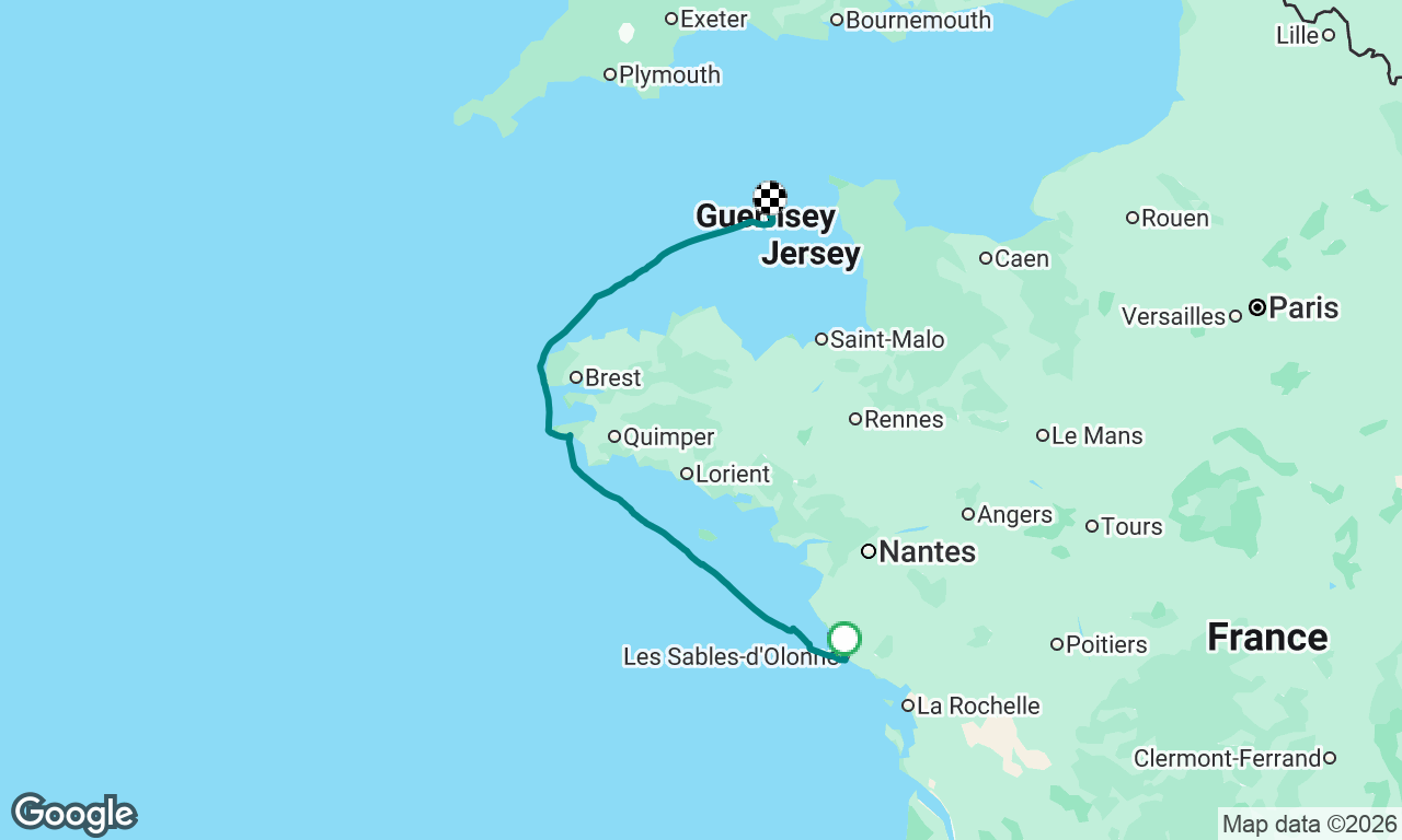 ISBJORN Les Sables-d’Olonne to Guernsey