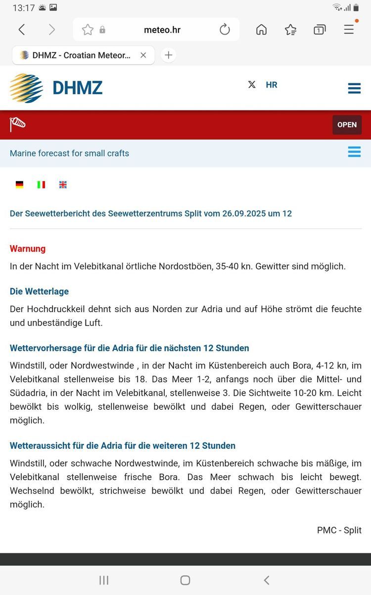 Voyage photo from 27.09.2025