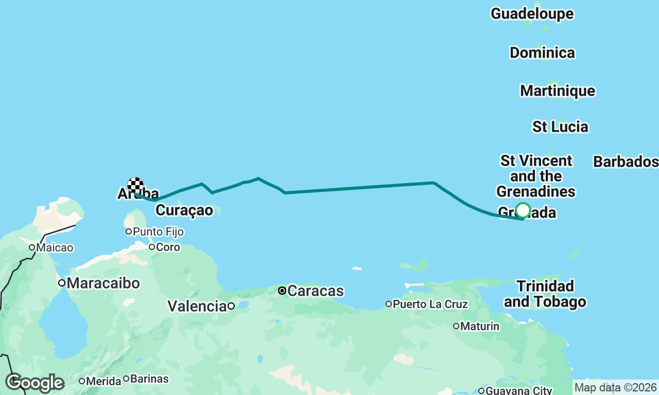 Voyage map