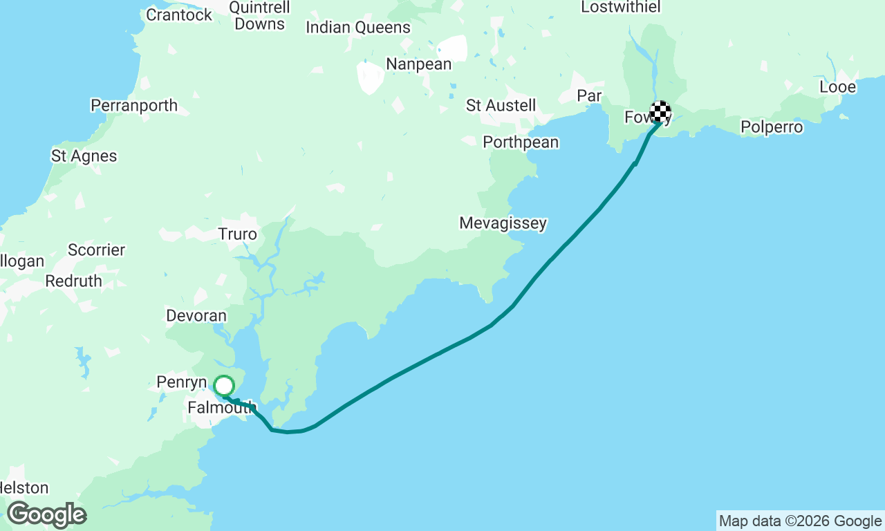 Falmouth to Fowey 