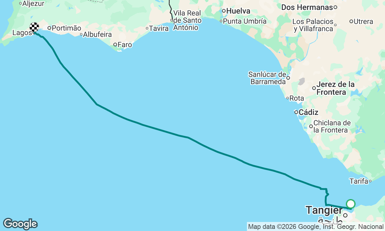 Tangier to Lagos