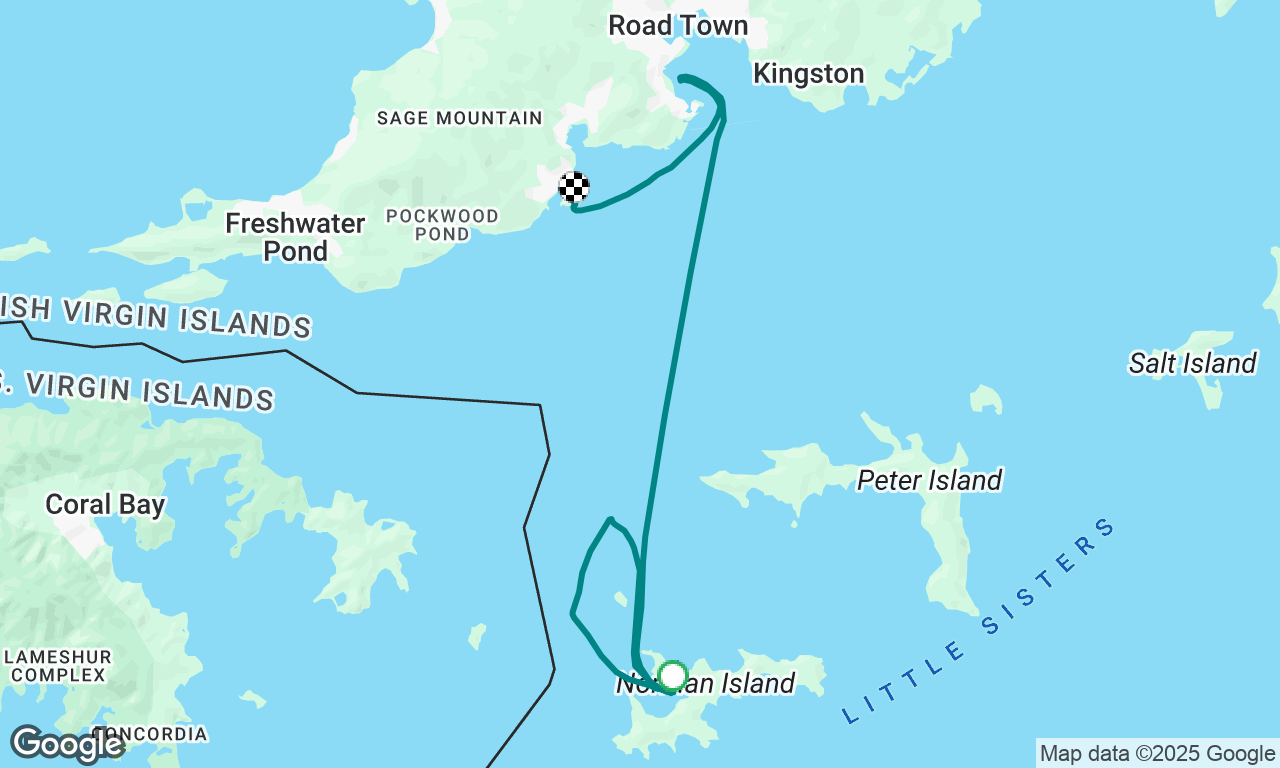 Norman to Road Town to Nanny Cay