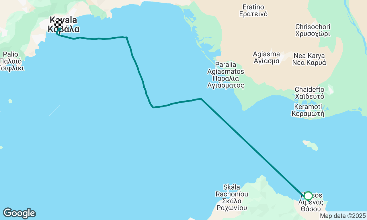 Thassos to 
