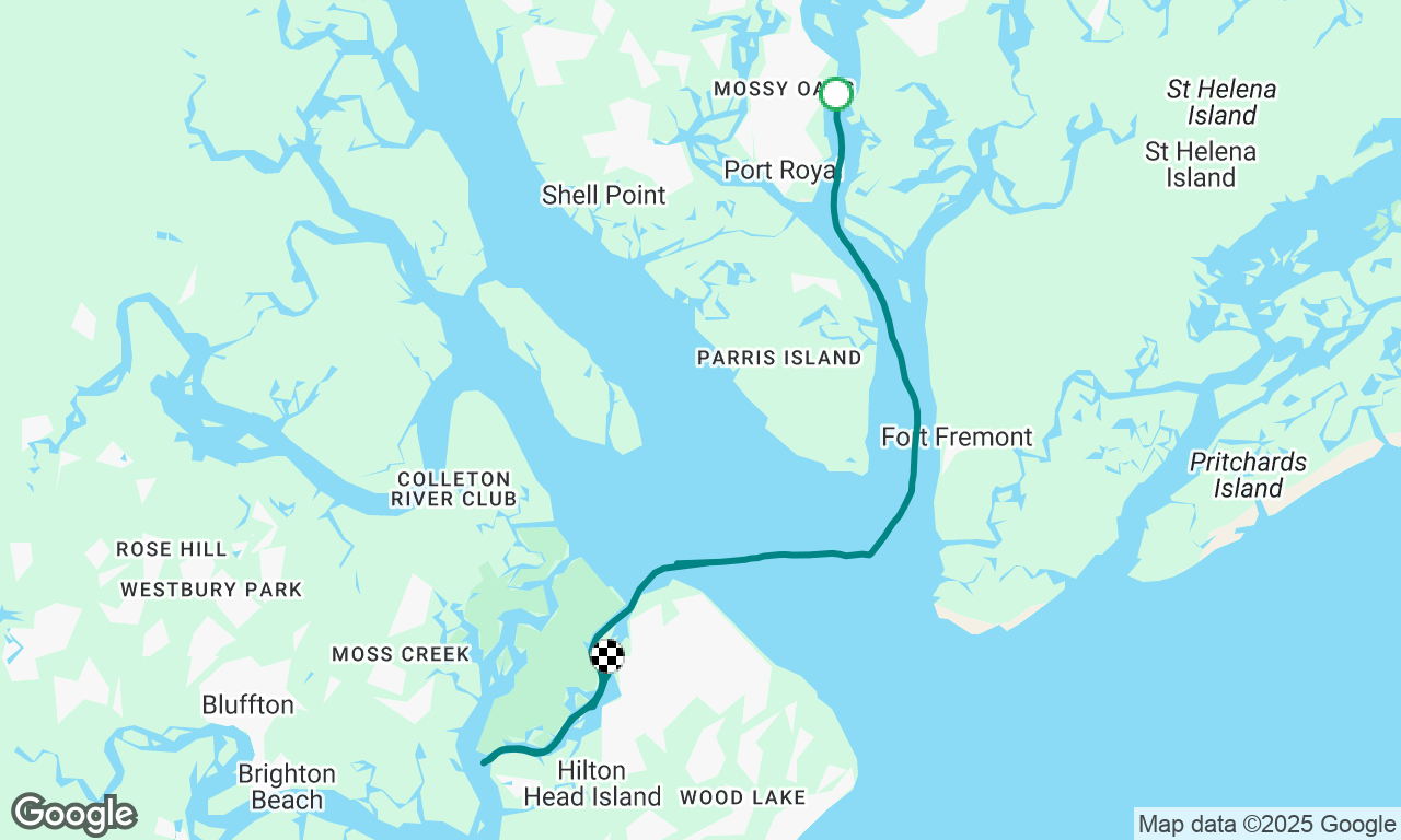 Port Royal Marina to  Hilton Head Skull Creek Marina