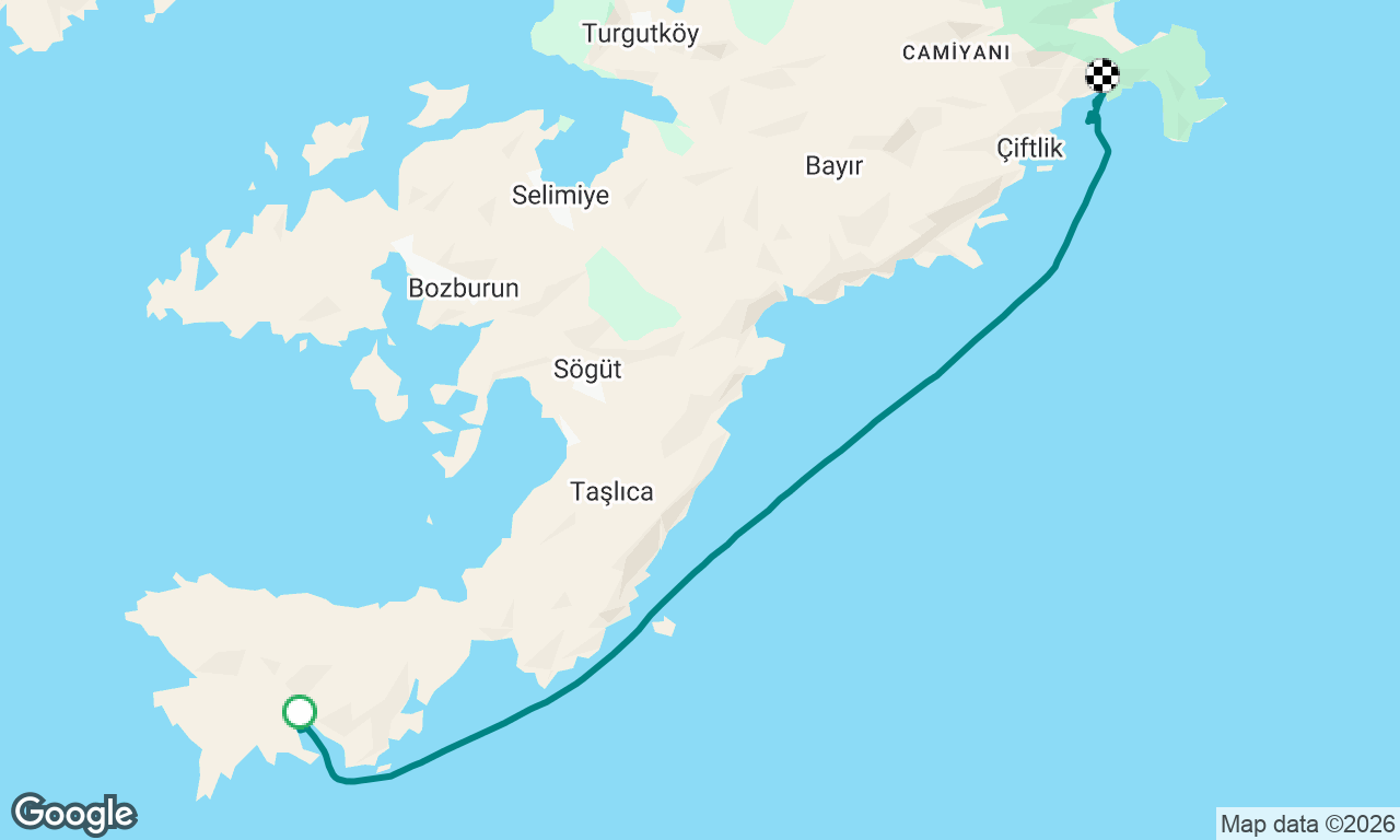 Bozuk Kale - Sarı Mersin Koyu
