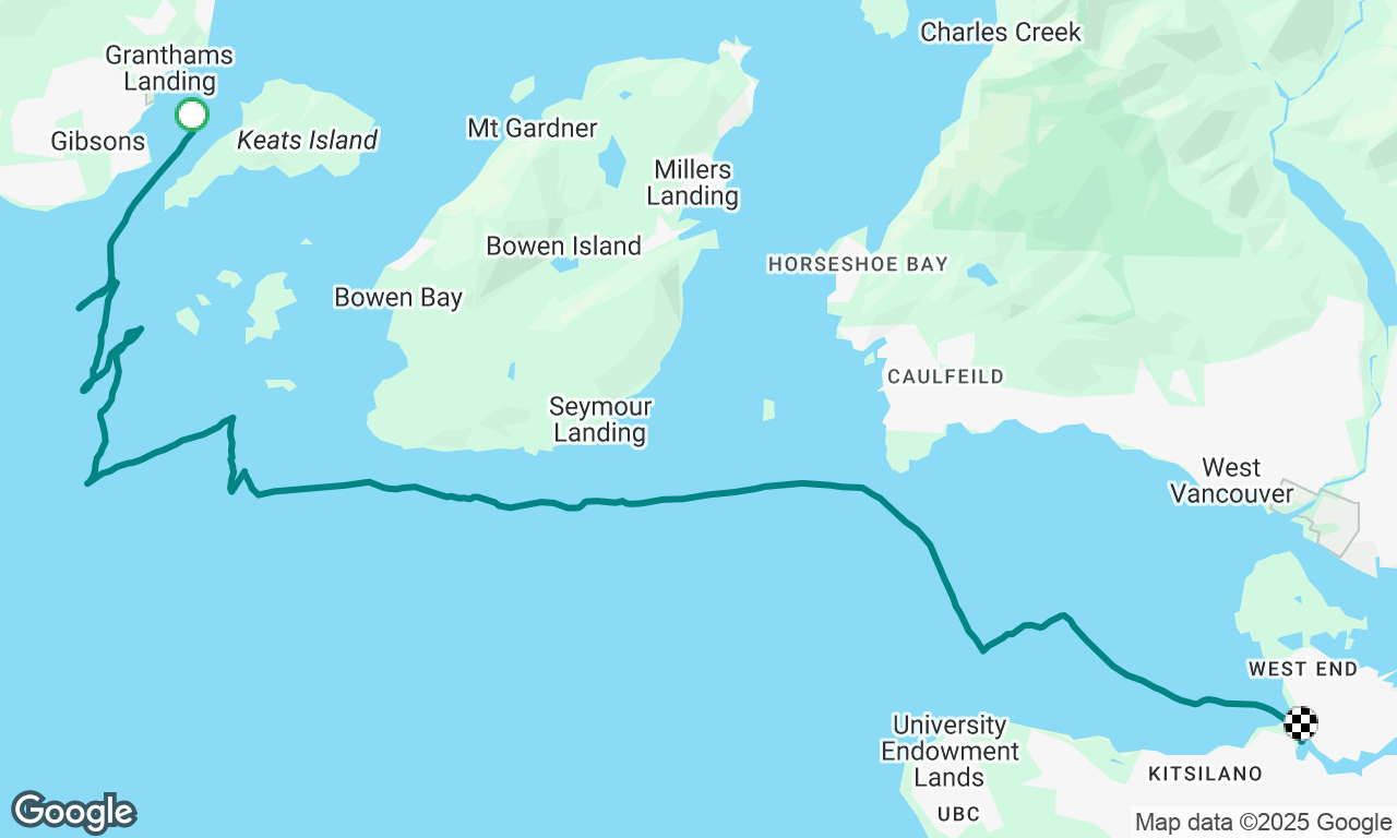 Keats Island to Vancouver