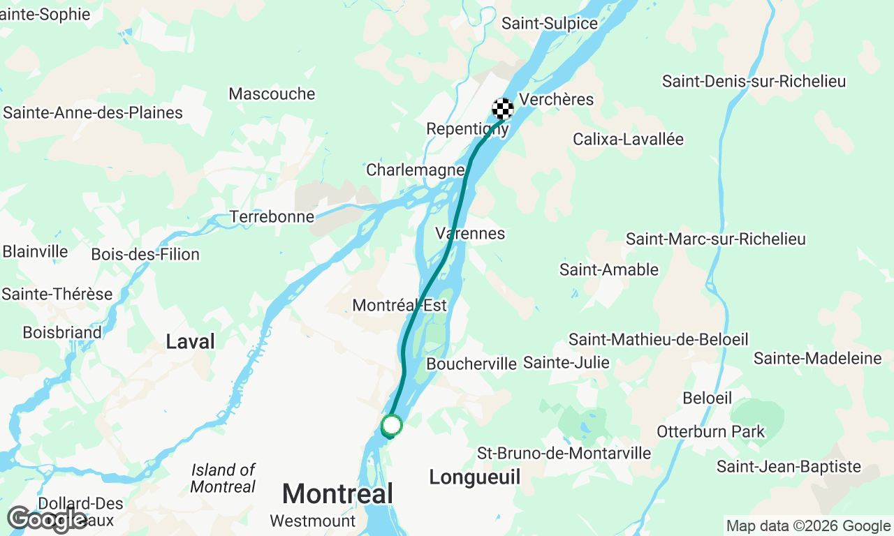 Voyage map
