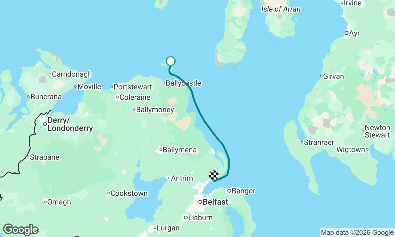 Rathlin Island to Carrickfergus Marina