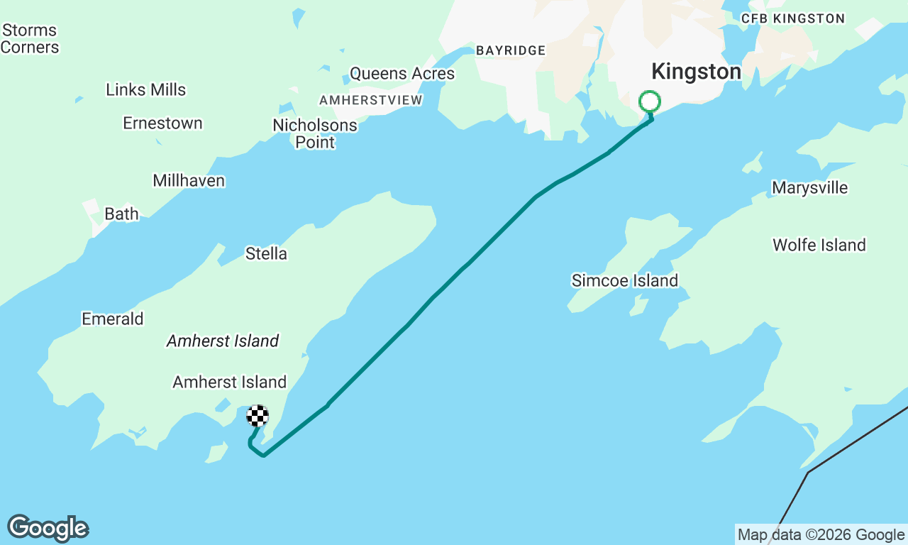 Kingston to Long Point Bay