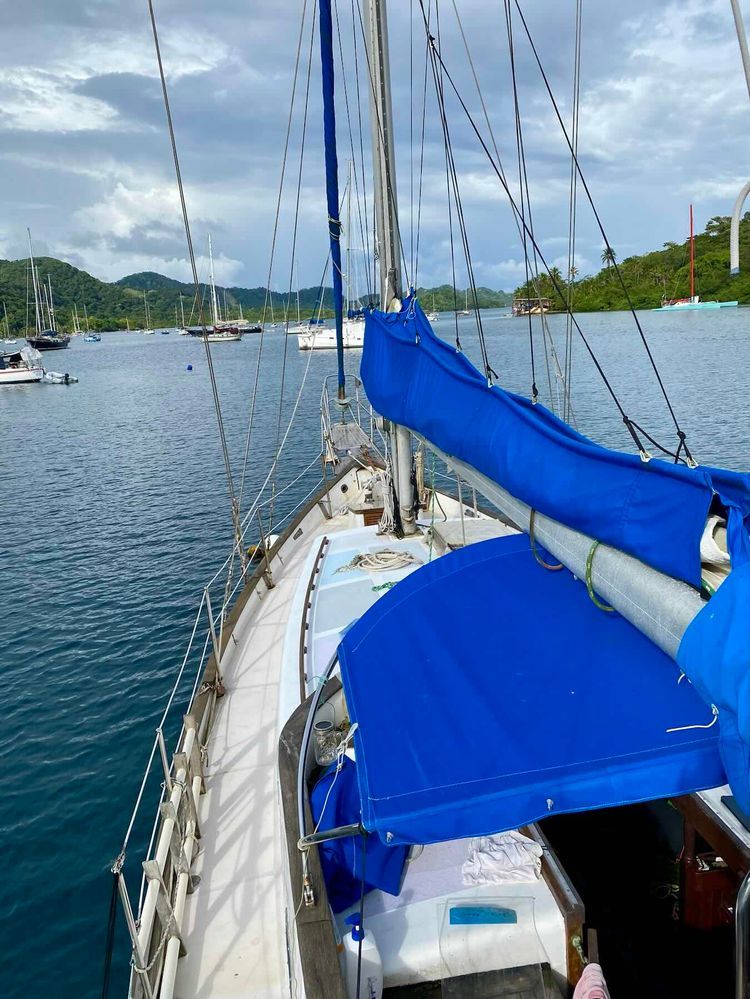 Voyage photo from Linton to Turtle Cay on Wooden Shoe