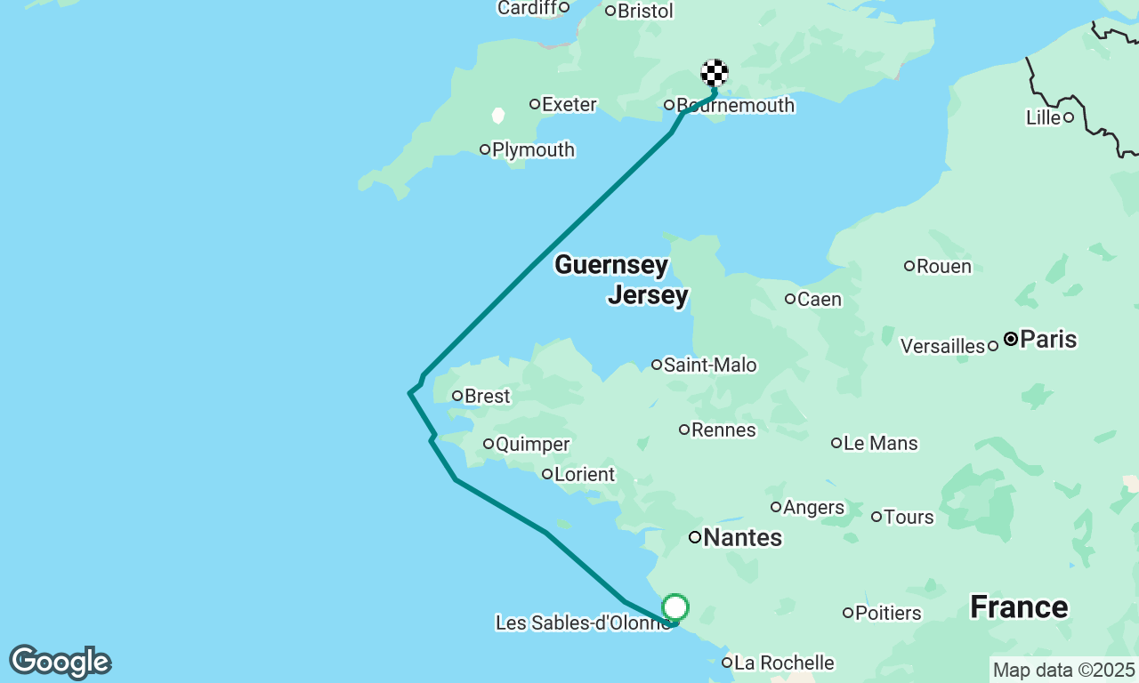 Sables d'Olonne (Fr) to Hamble (UK)