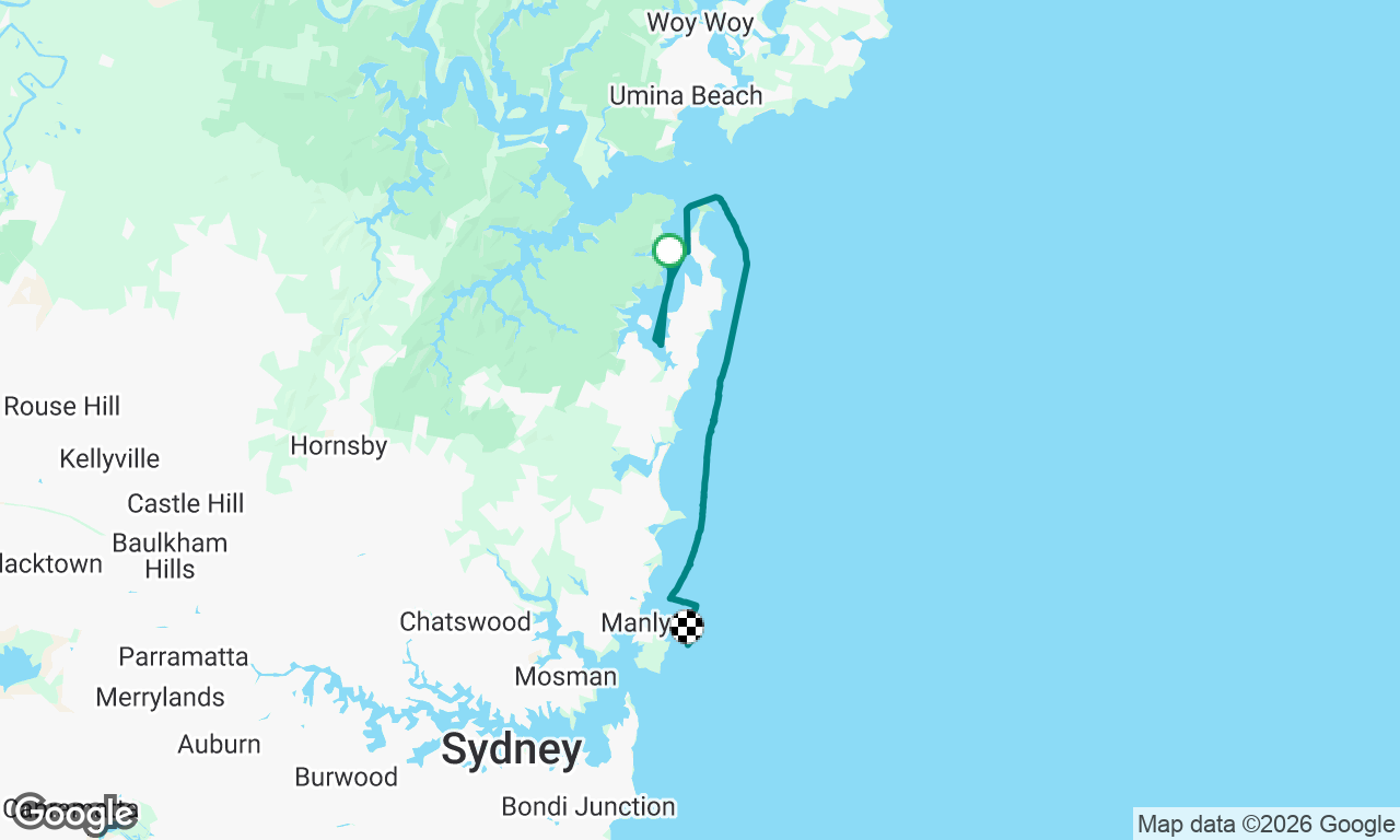 Voyage map