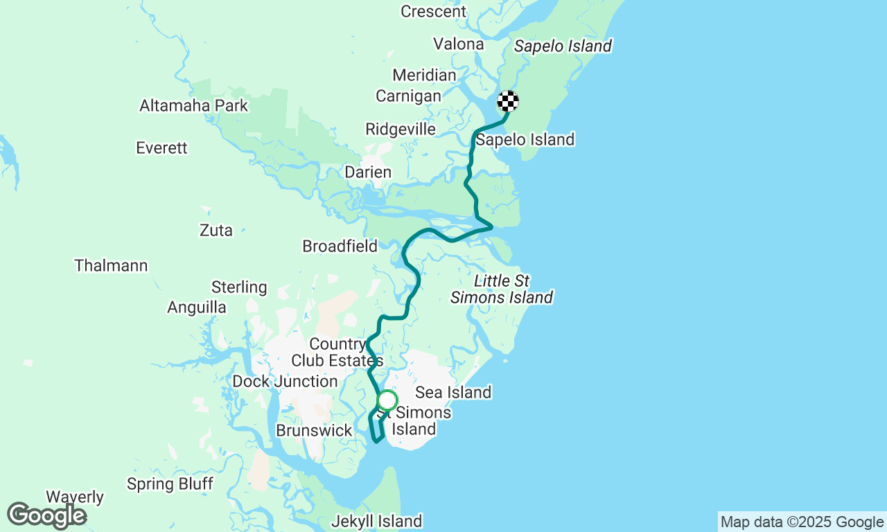 St Simons to Sapelo Island 