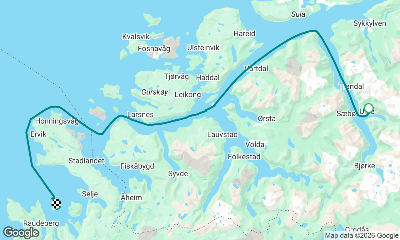 Voyage map