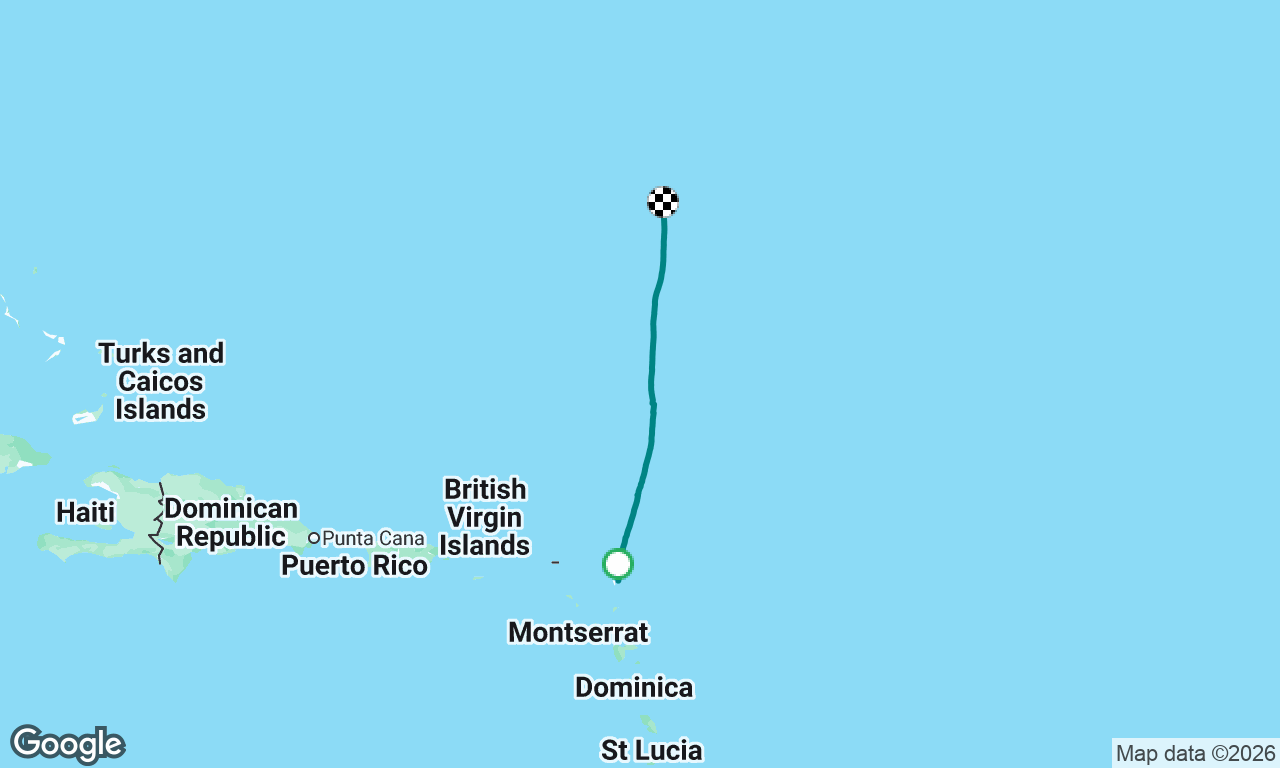 Deliveries doubled-handed Atlantic crossing 