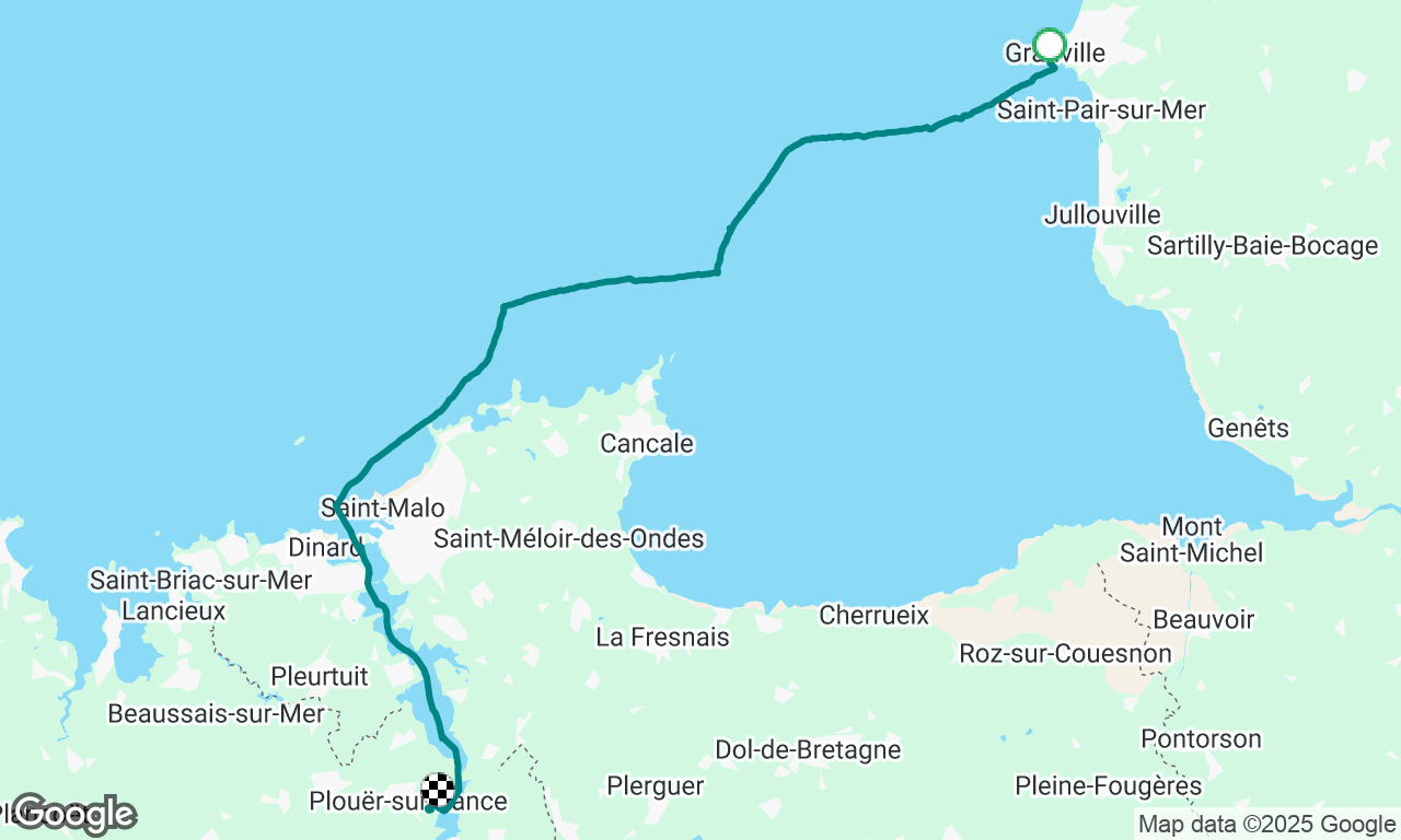 Day 3 
Granville to Plouer