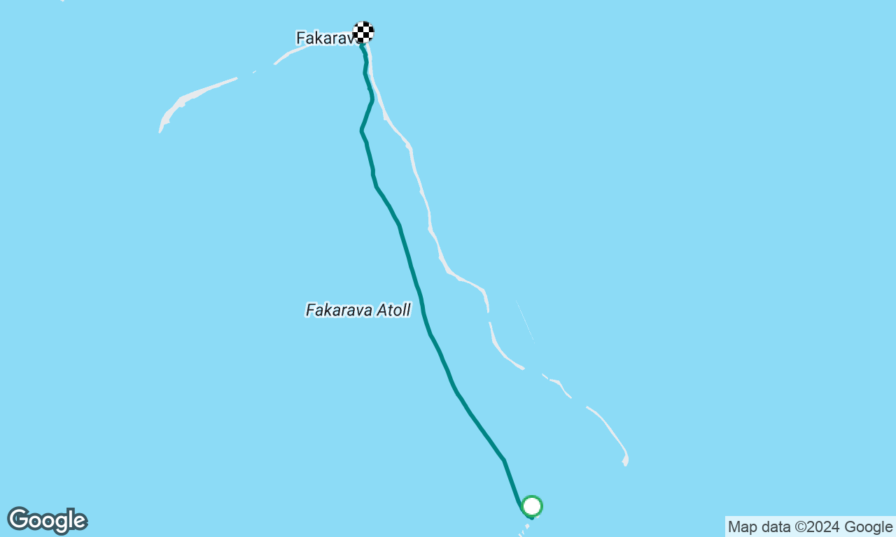 Fakarava south to north 