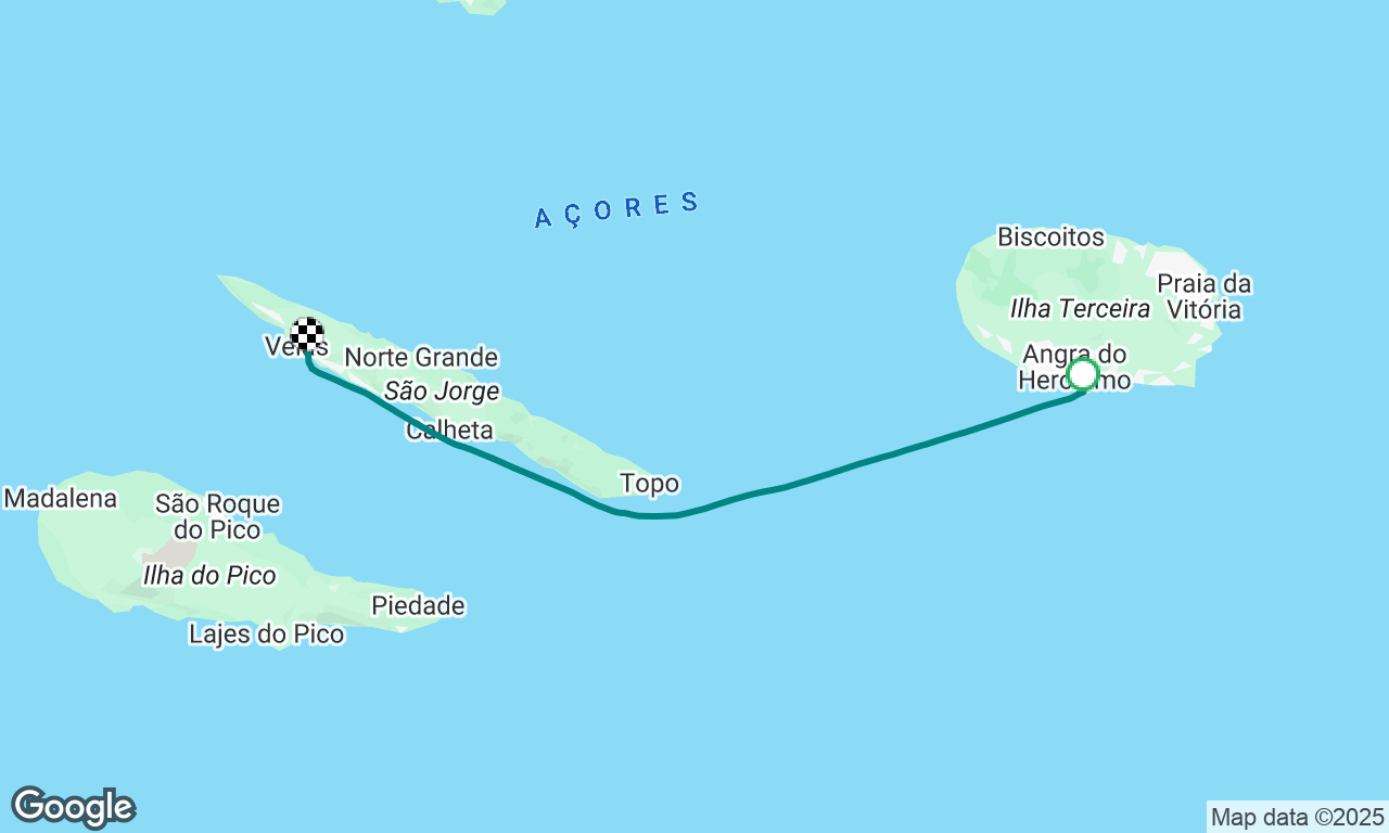Terceira to S. Jorge 