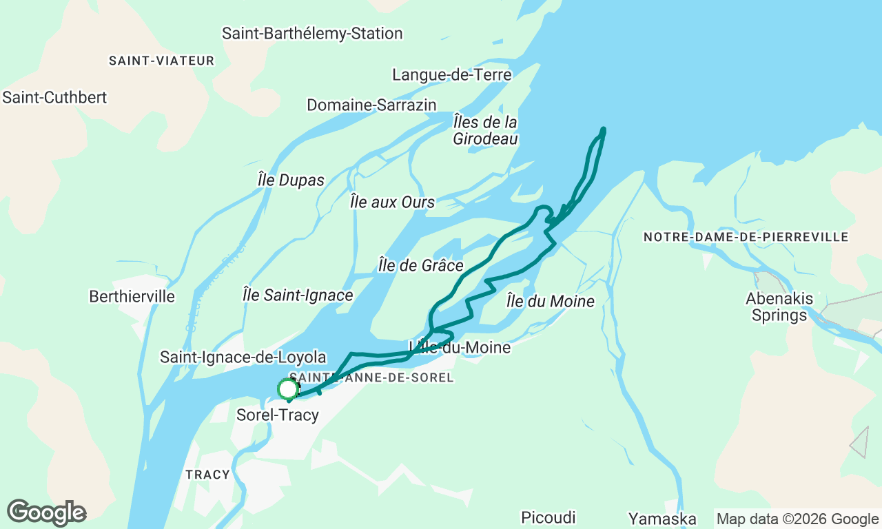Voyage map