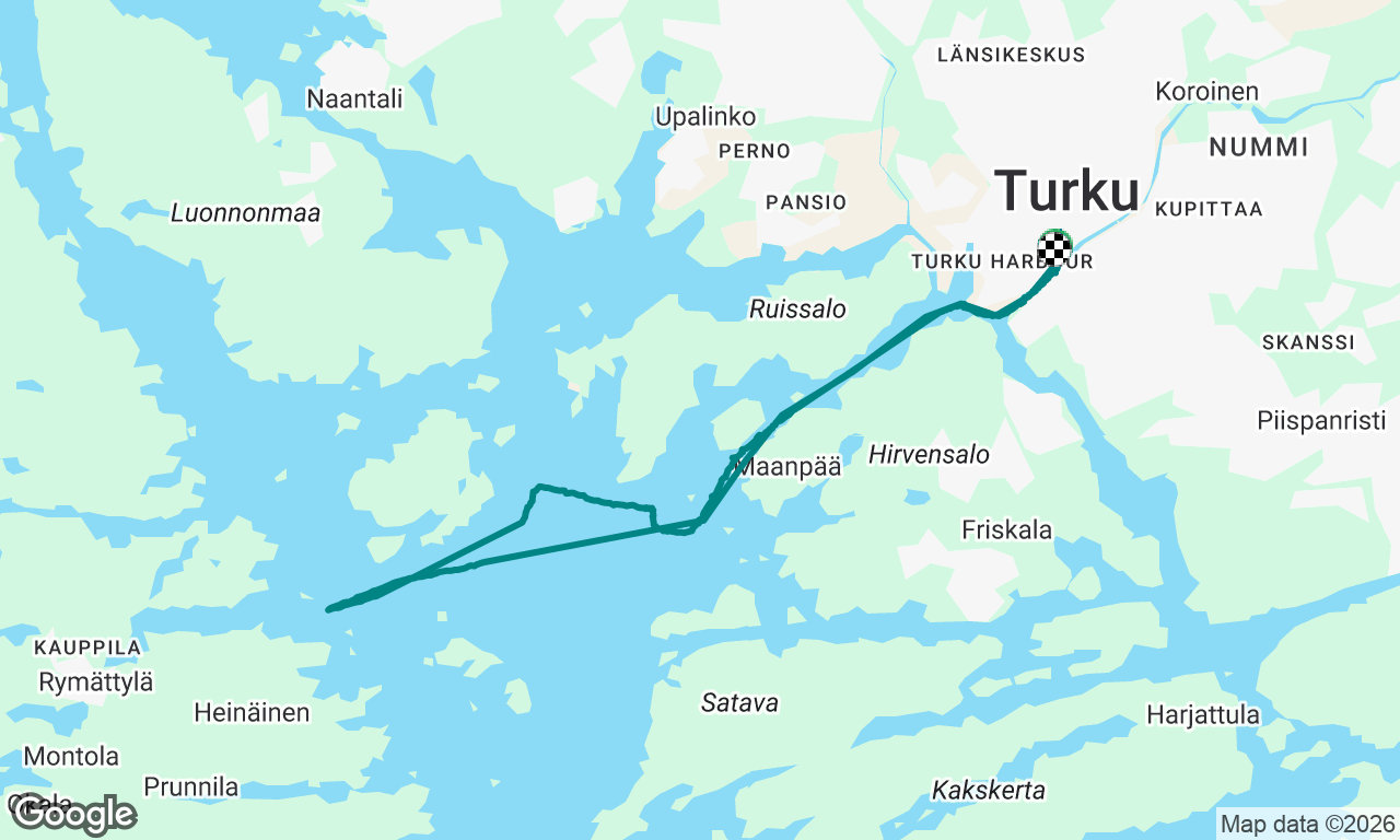 Päivä purjehdus Airistolla 4 H